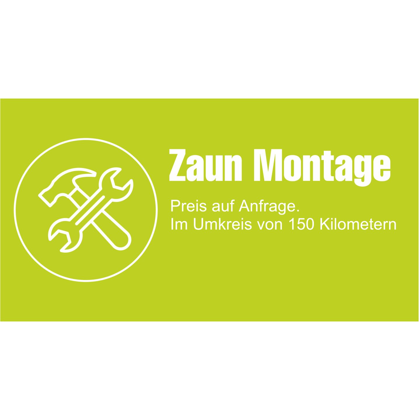 zaun-montage