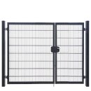Industrie Toranlagen 1,23m|2-flg LW 5m (2,5m+2,5m)|Anthrazit RAL 7016
