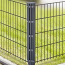 Eckpfosten-universal 1,83-Mit VA-Schmetterlingshalter-Anthrazit