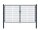 Max Light Gartentor 1,23m 1-Flg 1m LW Anthrazit