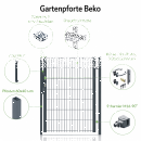 Gartenpforte Beko 0,83m-920mm-Zink