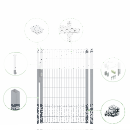 Gartenpforte Beko 1,43m-920mm-Anthrazit