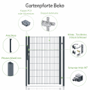 Gartenpforte Beko 1,43m-920mm-Anthrazit