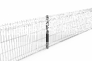 3D Stabmattenzaun Sets 1,03m-70m | 28 Matten - 29 Pfosten-Zum Einbetonieren-Anthrazit Ral 7016