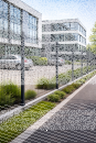 3D Stabmattenzaun Sets 1,03m-70m | 28 Matten - 29 Pfosten-Zum Einbetonieren-Anthrazit Ral 7016
