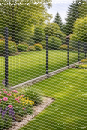 3D Stabmattenzaun Sets 1,03m-70m | 28 Matten - 29 Pfosten-Zum Einbetonieren-Anthrazit Ral 7016