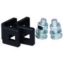 3D Stabmattenzaun Sets 2,03m-30m l 12 Matten - 13 Pfosten-Zum Einbetonieren-Anthrazit Ral 7016