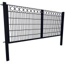 Gartentor mit Schmuckmuster F&uuml;llung