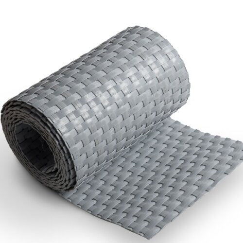 Sichtschutz Rattan Geflecht Hellgrau RD17