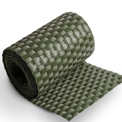 Sichtschutz Rattan Geflecht Grün RD12