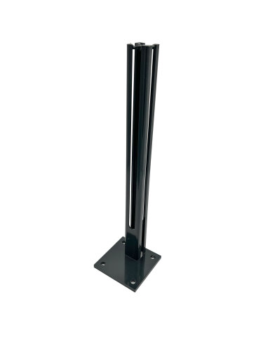 Dübelplatte für 60x60mm Torpfosten