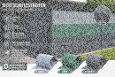 Sichtschutzstreifen Exklusiv 2,5m &ndash; Premium Zaunblende f&uuml;r Doppelstabmatten