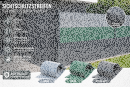 Sichtschutzstreifen Exklusiv 2,5m – Premium...