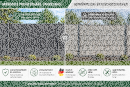 Sichtschutzstreifen 1,35mm Exklusiv Genarbt ( Glatte Oberfl&auml;che )-Anthrazit RAL 7016-1 St&uuml;ck