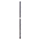 Pfosten Aufsatz f&uuml;r Zaunerh&ouml;hung 1200mm Anthrazit (7016) Mit Va-Klemmhalter