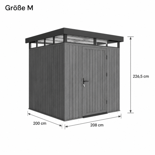 WPC Gartenhaus CELLA