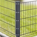 Eckpfosten-universal 2,03-Mit VA Klemmhalter-Zink - ohne Lack