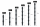 Pfosten Aufsatz f&uuml;r Zaunerh&ouml;hung 200mm Anthrazit (7016) Mit Va-Klemmhalter