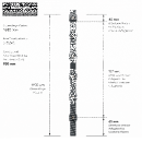 Pfosten Aufsatz f&uuml;r Zaunerh&ouml;hung 400mm Anthrazit (7016) Mit Va-Schmetterlingshalter