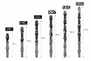 Pfosten Aufsatz f&uuml;r Zaunerh&ouml;hung 400mm Zink Mit Va-Klemmhalter