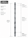 Pfosten Aufsatz f&uuml;r Zaunerh&ouml;hung 400mm Zink Ohne