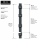 Pfosten Aufsatz f&uuml;r Zaunerh&ouml;hung 800mm Anthrazit (7016) Mit Va-Schmetterlingshalter