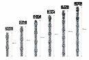Pfosten Aufsatz f&uuml;r Zaunerh&ouml;hung 1000mm Zink Ohne
