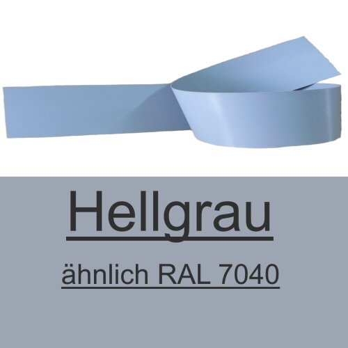 Sichtschutzstreifen Exklusiv Hellgrau RAL 7040