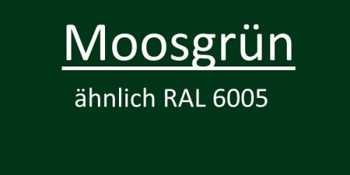 Zaunmatte einzeln 6/5/6 H 0,83m Moosgrün RAL 6005